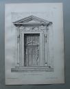Holzstich Architektur Riva 1887 Aufnahme Portal der Chiesa dell´ Inviolata